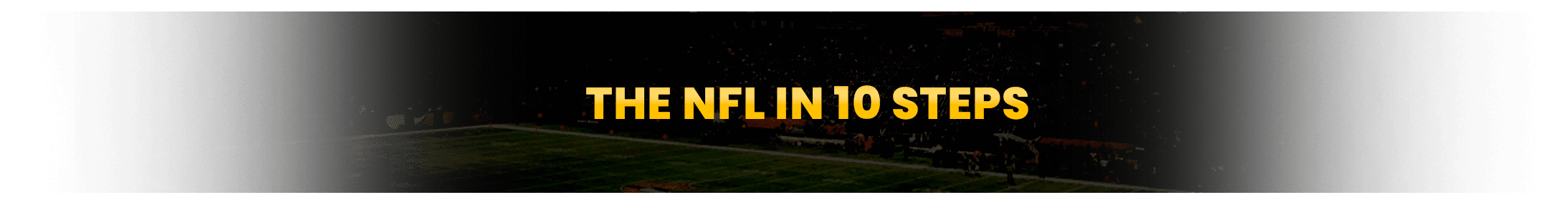 THE NFL IN 10 STEPS Banner